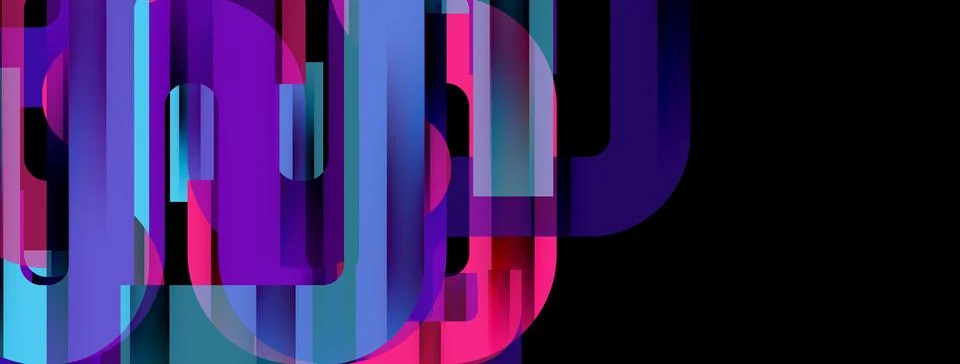 Dynamic waves, flowing lines, stripes vector geometric elements minimal pattern イラスト素材