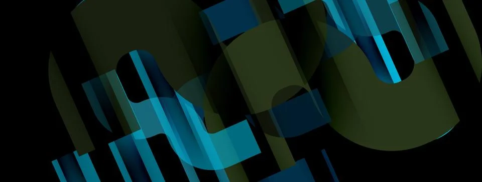 Dynamic waves, flowing lines, stripes vector geometric elements minimal pattern イラスト素材