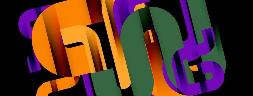 Dynamic waves, flowing lines, stripes vector geometric elements minimal pattern 스톡 일러스트