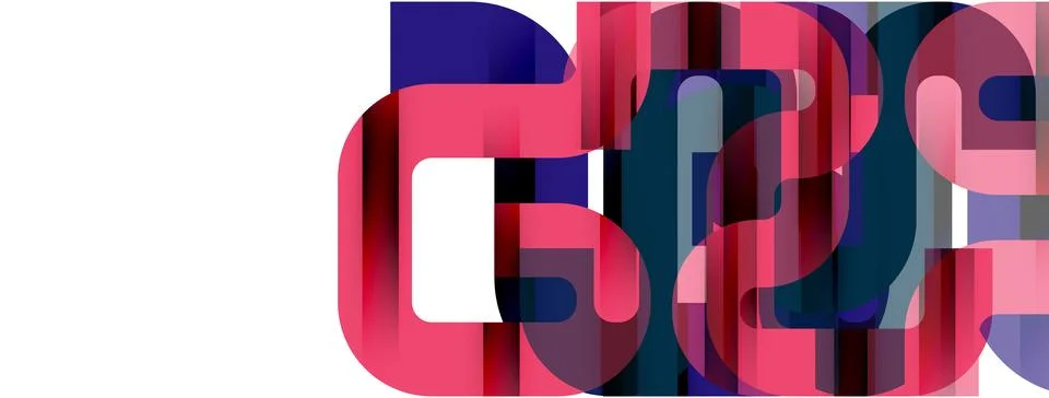 Dynamic waves, flowing lines, stripes vector geometric elements minimal pattern Stock Illustration