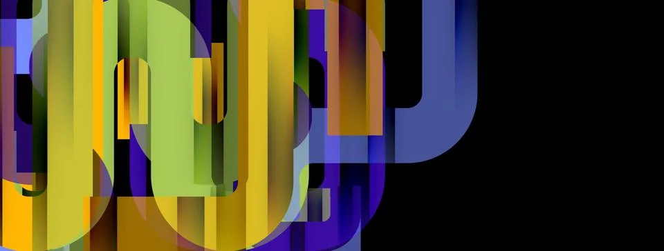 Dynamic waves, flowing lines, stripes vector geometric elements minimal pattern イラスト素材