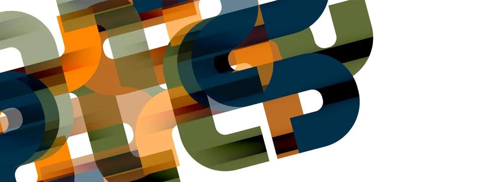 Dynamic waves, flowing lines, stripes vector geometric elements minimal pattern イラスト素材