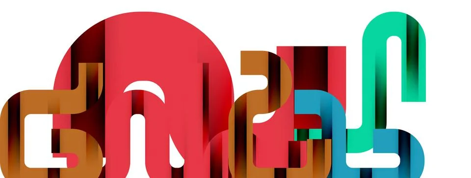 Dynamic waves, flowing lines, stripes vector geometric elements minimal pattern 스톡 일러스트