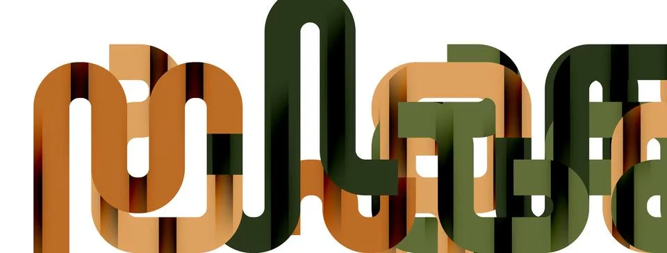 Dynamic waves, flowing lines, stripes vector geometric elements minimal pattern 스톡 일러스트