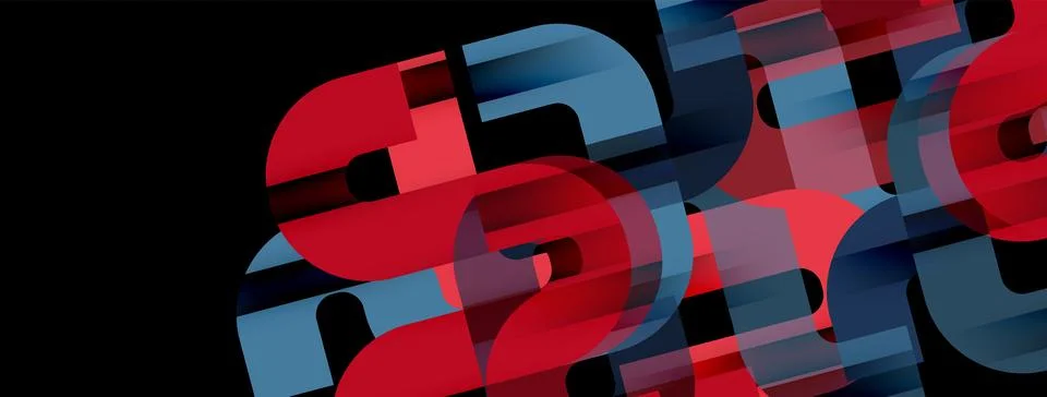 Dynamic waves, flowing lines, stripes vector geometric elements minimal pattern 스톡 일러스트