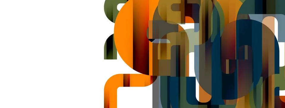 Dynamic waves, flowing lines, stripes vector geometric elements minimal pattern Stock Illustration