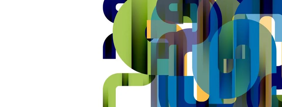 Dynamic waves, flowing lines, stripes vector geometric elements minimal pattern Illustrazione stock