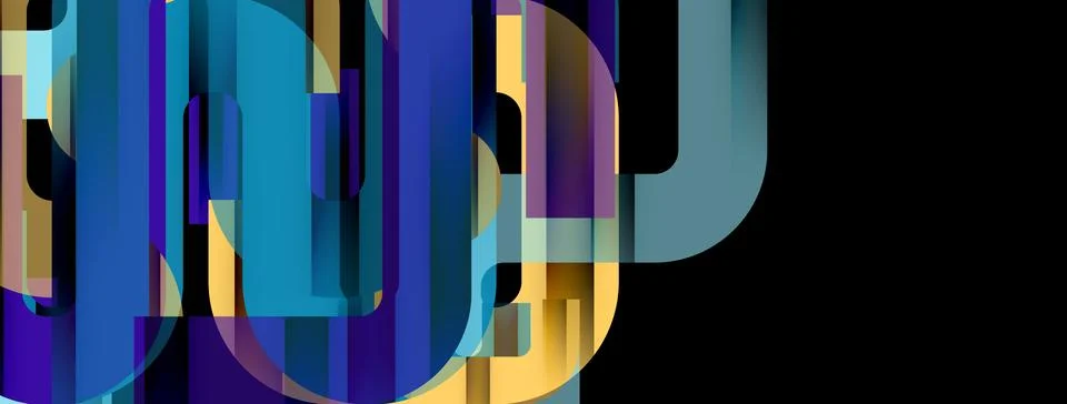 Dynamic waves, flowing lines, stripes vector geometric elements minimal pattern Illustrazione stock