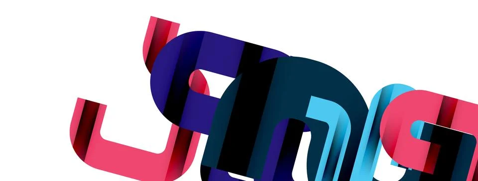 Dynamic waves, flowing lines, stripes vector geometric elements minimal pattern 스톡 일러스트