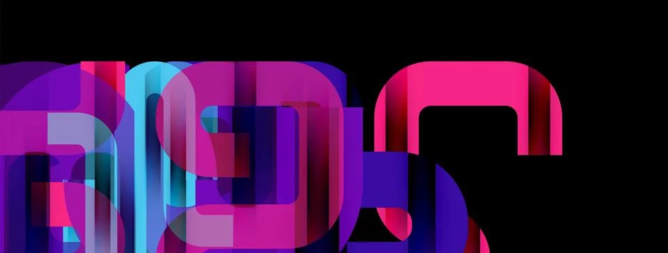 Dynamic waves, flowing lines, stripes vector geometric elements minimal pattern Illustrazione stock