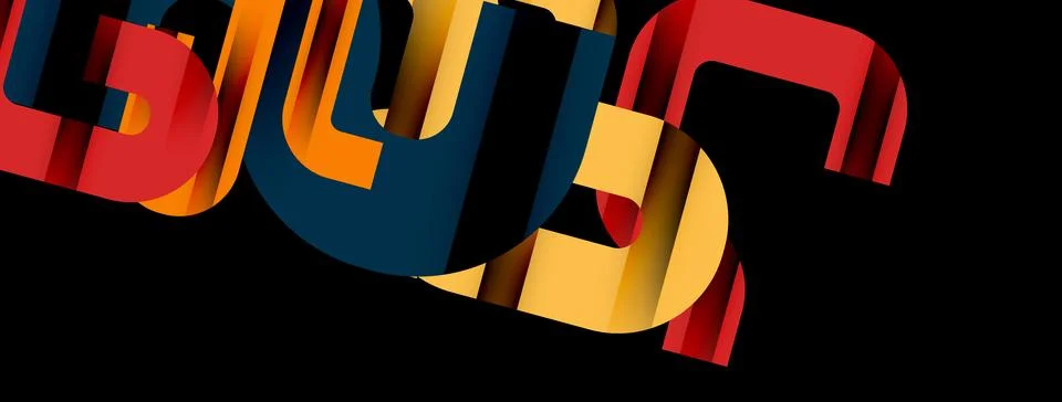 Dynamic waves, flowing lines, stripes vector geometric elements minimal pattern イラスト素材