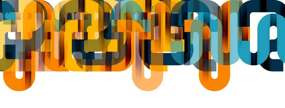 Dynamic waves, flowing lines, stripes vector geometric elements minimal pattern Illustrazione stock