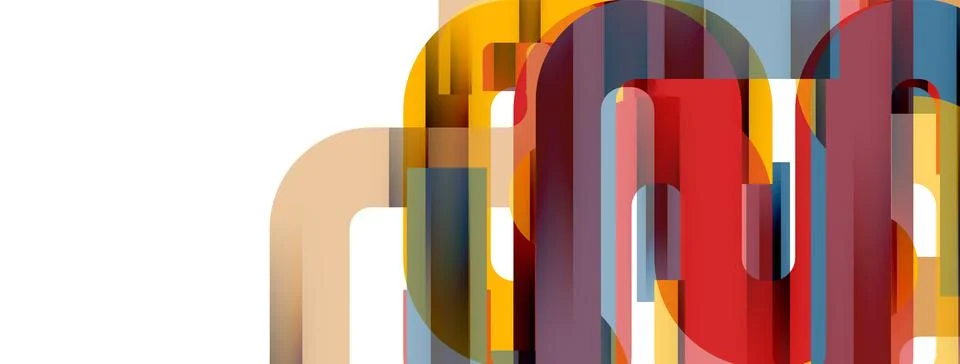 Dynamic waves, flowing lines, stripes vector geometric elements minimal pattern Illustrazione stock