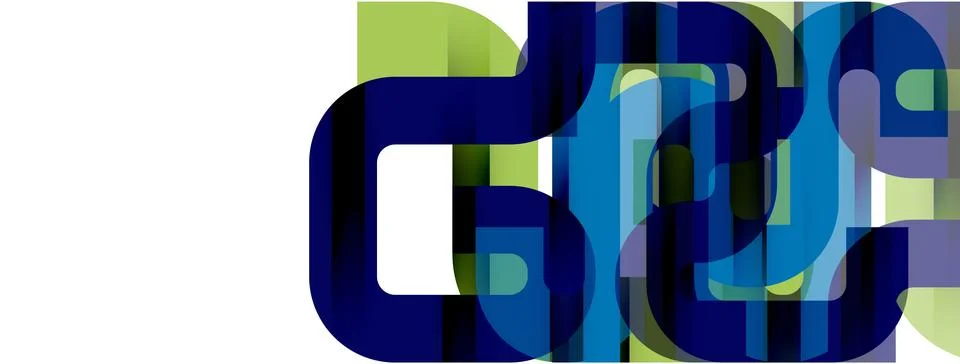 Dynamic waves, flowing lines, stripes vector geometric elements minimal pattern Stock Illustration