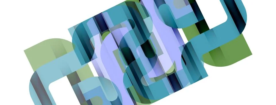 Dynamic waves, flowing lines, stripes vector geometric elements minimal pattern Stock Illustration
