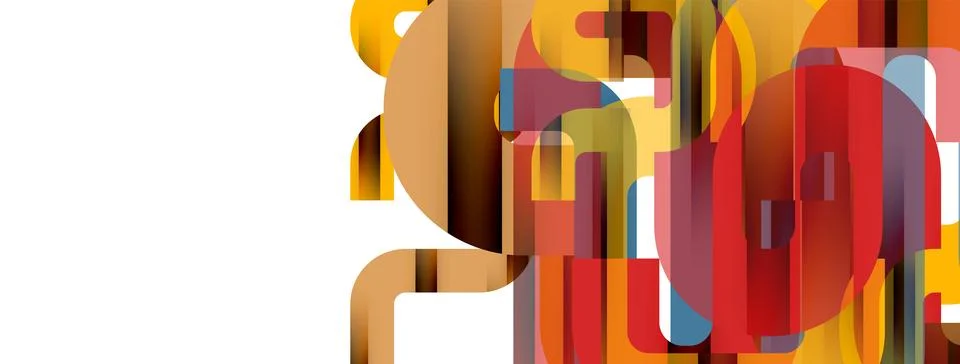Dynamic waves, flowing lines, stripes vector geometric elements minimal pattern Illustrazione stock