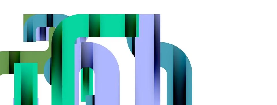 Dynamic waves, flowing lines, stripes vector geometric elements minimal pattern Stock Illustration