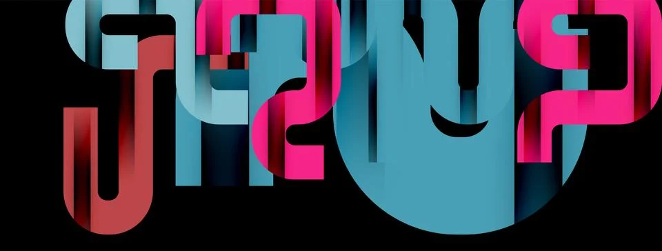 Dynamic waves, flowing lines, stripes vector geometric elements minimal pattern 스톡 일러스트