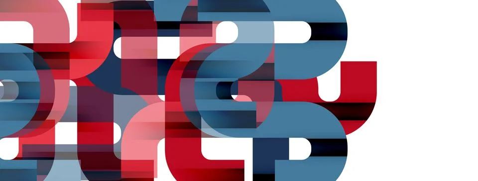 Dynamic waves, flowing lines, stripes vector geometric elements minimal pattern Stock Illustration