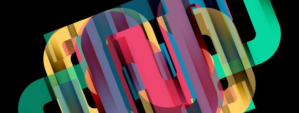 Dynamic waves, flowing lines, stripes vector geometric elements minimal pattern 스톡 일러스트