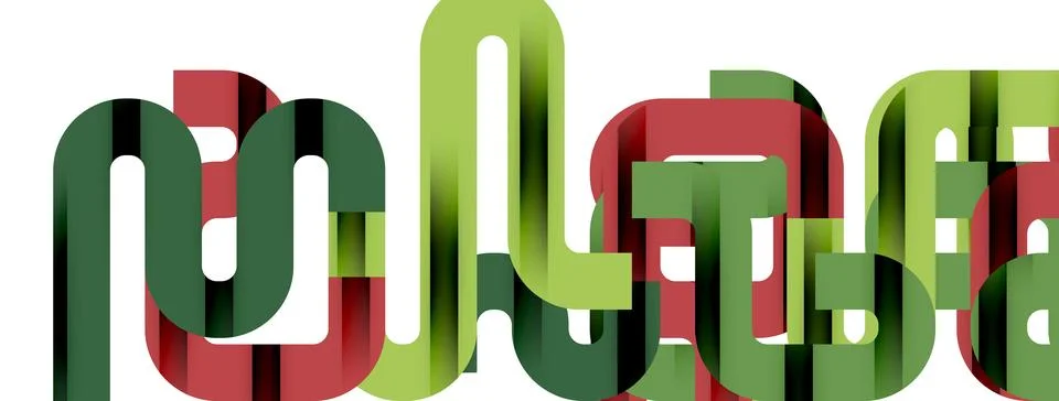 Dynamic waves, flowing lines, stripes vector geometric elements minimal pattern Illustrazione stock