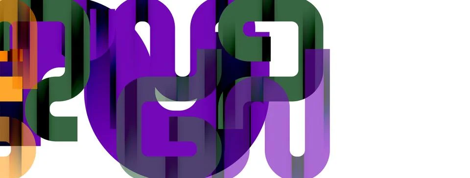 Dynamic waves, flowing lines, stripes vector geometric elements minimal pattern Stock Illustration