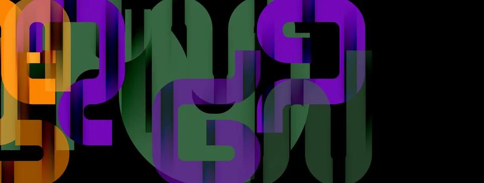 Dynamic waves, flowing lines, stripes vector geometric elements minimal pattern Illustrazione stock