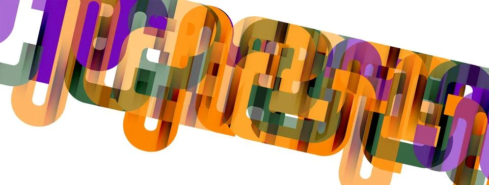 Dynamic waves, flowing lines, stripes vector geometric elements minimal pattern Illustrazione stock