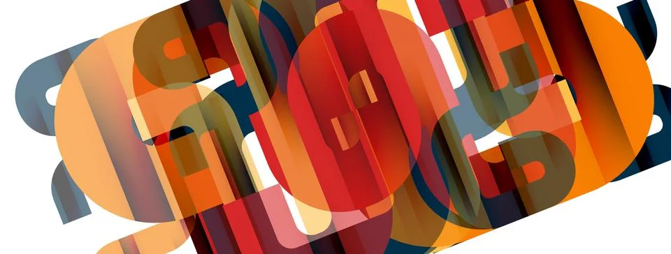 Dynamic waves, flowing lines, stripes vector geometric elements minimal pattern Illustrazione stock