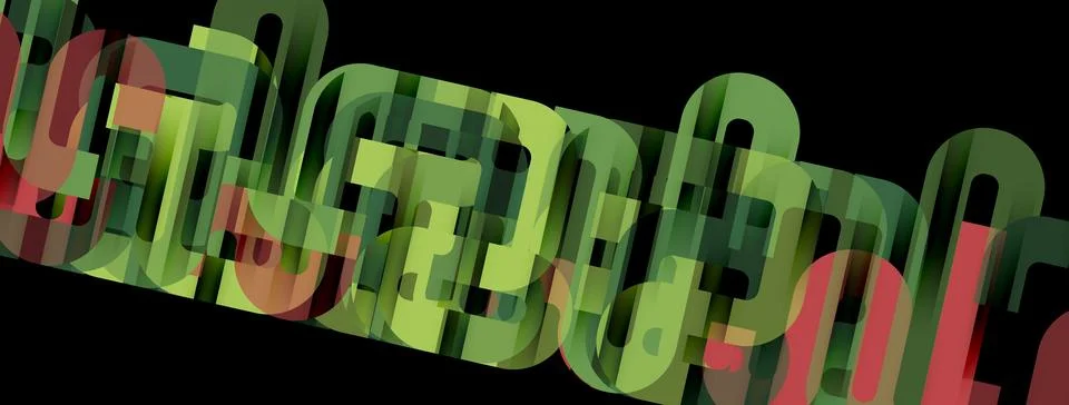 Dynamic waves, flowing lines, stripes vector geometric elements minimal pattern Stockillustratie