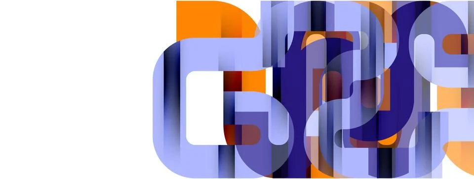 Dynamic waves, flowing lines, stripes vector geometric elements minimal pattern Illustrazione stock