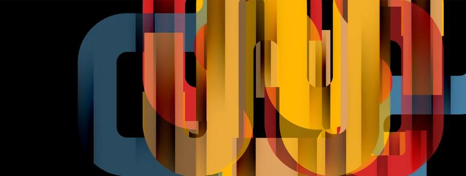 Dynamic waves, flowing lines, stripes vector geometric elements minimal pattern 스톡 일러스트