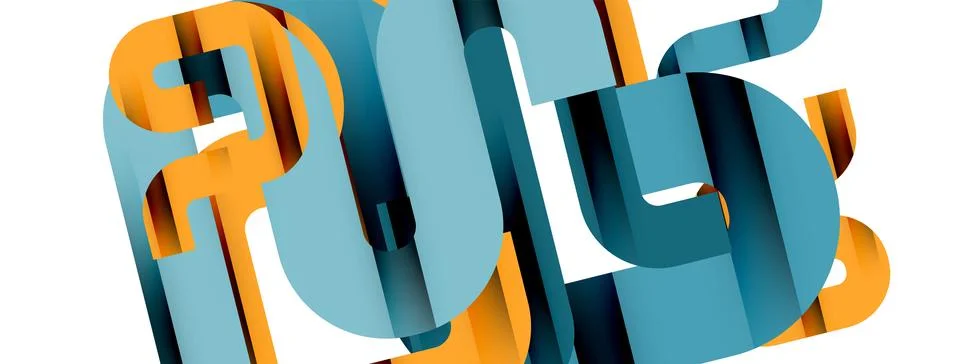 Dynamic waves, flowing lines, stripes vector geometric elements minimal pattern 스톡 일러스트