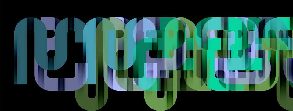 Dynamic waves, flowing lines, stripes vector geometric elements minimal pattern 스톡 일러스트