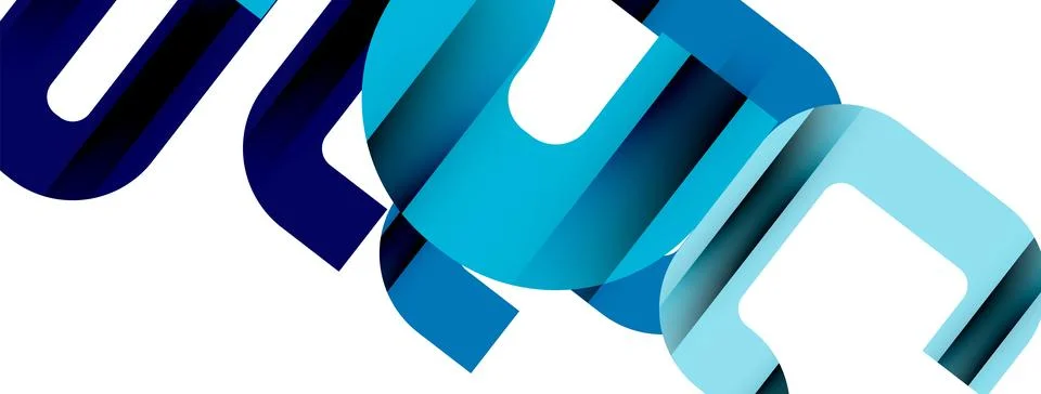 Dynamic waves, flowing lines, stripes vector geometric elements minimal pattern 스톡 일러스트