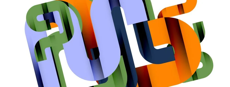 Dynamic waves, flowing lines, stripes vector geometric elements minimal pattern 스톡 일러스트