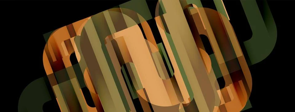 Dynamic waves, flowing lines, stripes vector geometric elements minimal pattern Illustrazione stock