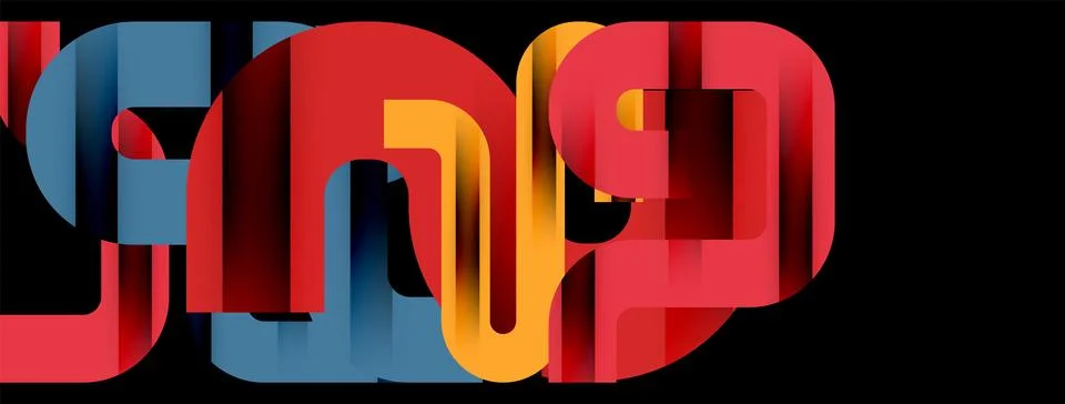 Dynamic waves, flowing lines, stripes vector geometric elements minimal pattern 스톡 일러스트