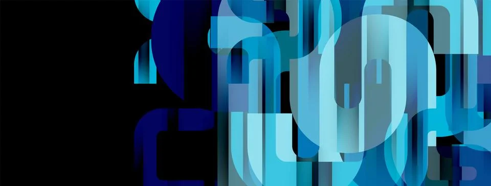 Dynamic waves, flowing lines, stripes vector geometric elements minimal pattern 스톡 일러스트