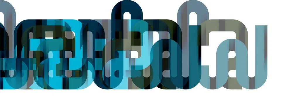 Dynamic waves, flowing lines, stripes vector geometric elements minimal pattern Stock Illustration