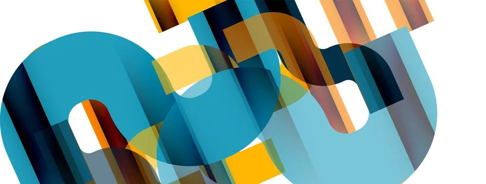 Dynamic waves, flowing lines, stripes vector geometric elements minimal pattern 스톡 일러스트