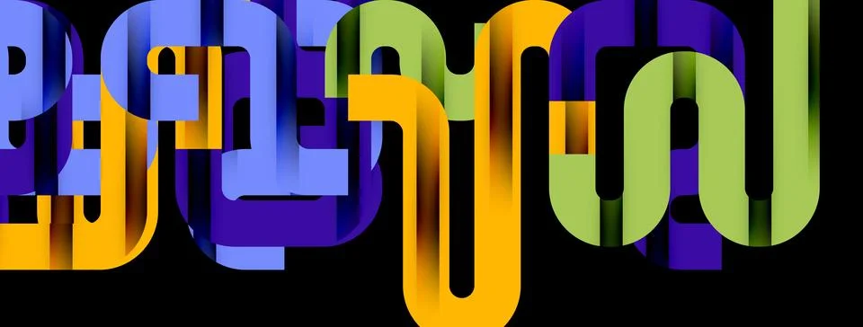Dynamic waves, flowing lines, stripes vector geometric elements minimal pattern 스톡 일러스트