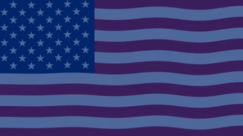 Dynamic Waving American Flag Honors National Aviation Day Flight History. Stock Footage 340128535