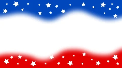 Dynamic Waving Patriotic Flag Colors Abstract Background Loop for National .. Stock Footage 340074068