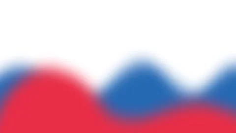 Dynamic Wavy Russian Flag Colors Abstract Motion Background Loop. Video stock 340057264