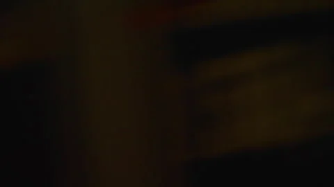 Dynamic Whip Pan Capturing Blurred City Night Lights Stock Footage 304911251