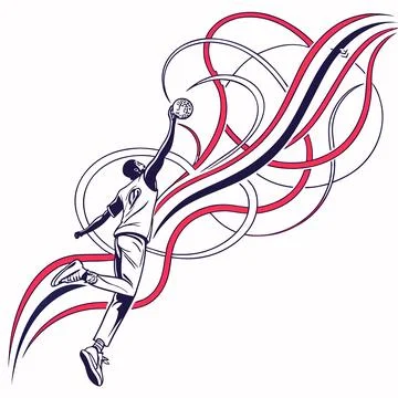 Dynamic White Energy Flow Lines Abstract Stock Illustration