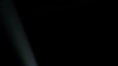 Dynamic White Light Beams Moving on Black Background 库存影片 335045809