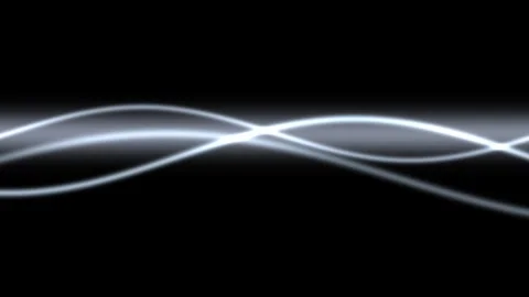 Dynamic white light trails create a sense of motion and energy Stock Footage 324885102