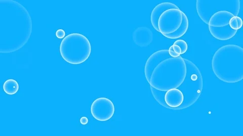 Dynamic white wave ripples across a blue 库存影片 338989510
